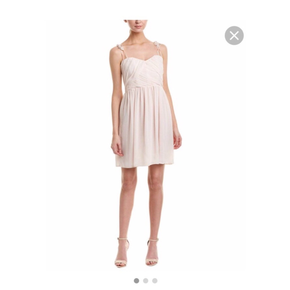 NWT The Kooples Pink Crepon Chiffon Dress